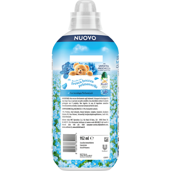 COCCOLINO FRESH AMMORBIDENTE CONCENTRATO ARIA DI PRIMAVERA 45 LAVAGGI 952 ML