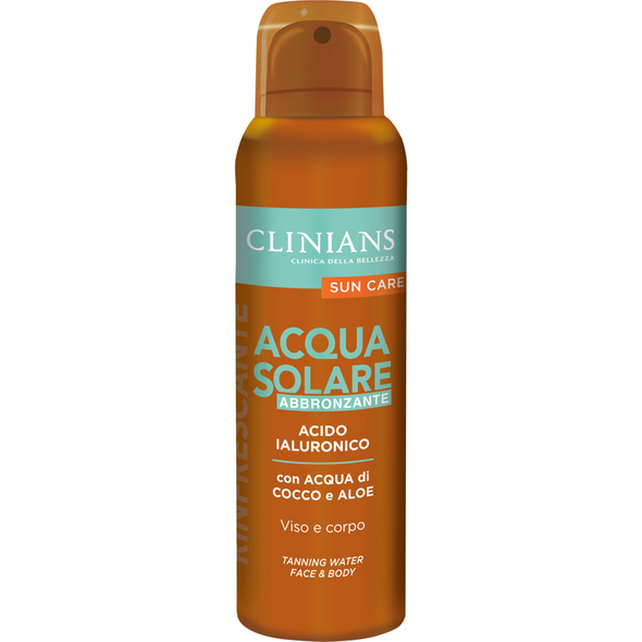 CLINIANS SOLARE ACQUA ABBRONZANTE VISO E CRPO 150 ML
