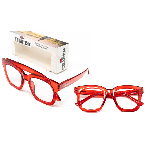 EL CHARRO OCCHIALI DA LETTURA CAROLINA ROSSO +3,00