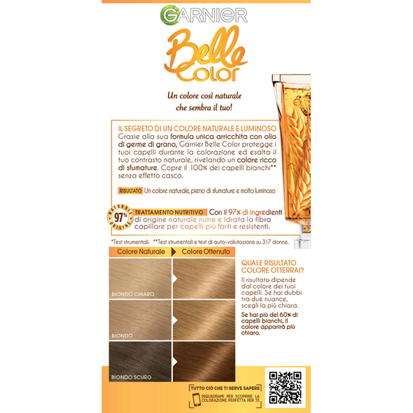 BELLE COLOR N.8.01 BIONDO CHIARO NATURALE
