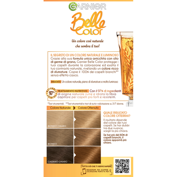 BELLE COLOR N.7.2 BIONDO NATURALE