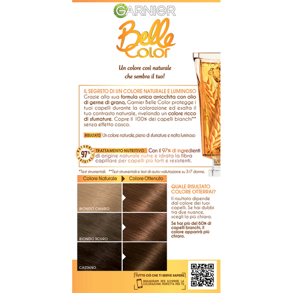 BELLE COLOR N.6.5 BIONDO SCURO NATURALE