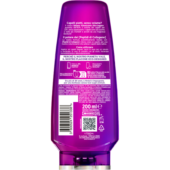 ELVIVE COLLAGEN LIFTER BALSAMO VOLUMIZZANTE 200 ML