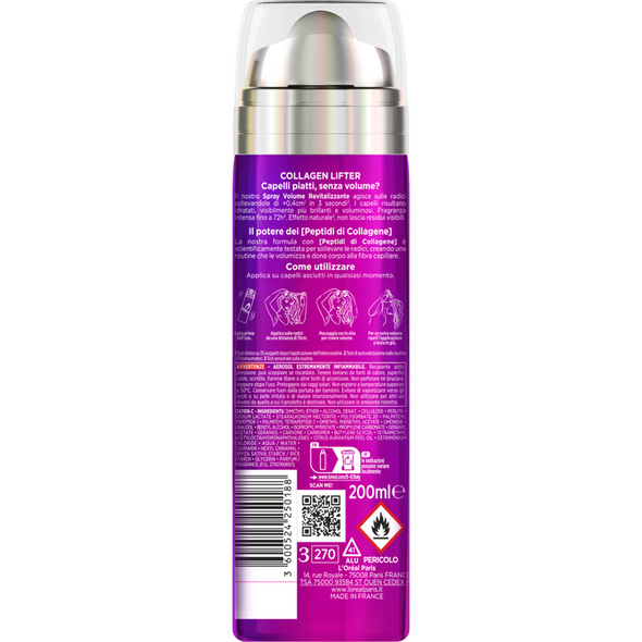 ELVIVE COLLAGEN LIFTER SPRAY VOLUME RIVITALIZZANTE 200 ML