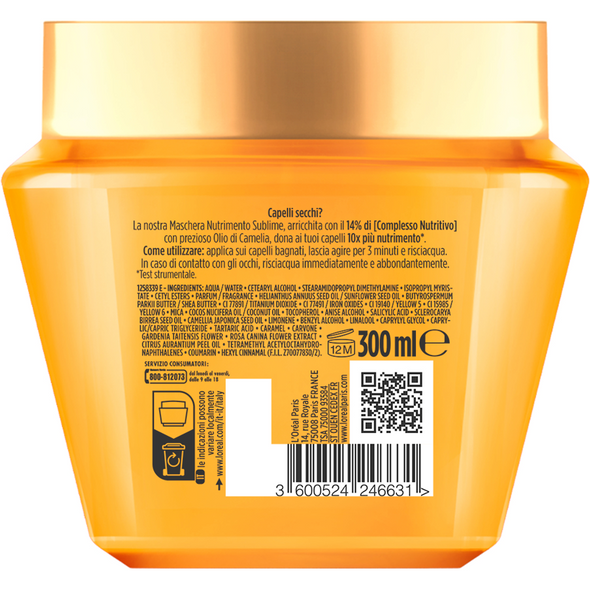 ELVIVE OLIO STRAORDINARIO MASCHERA NUTRIMENTO SUBLIME 300 ML
