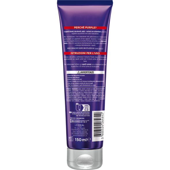 ELVIVE COLOR VIVE PURPLE BALSAMO ANTI GIALLO 150 ML