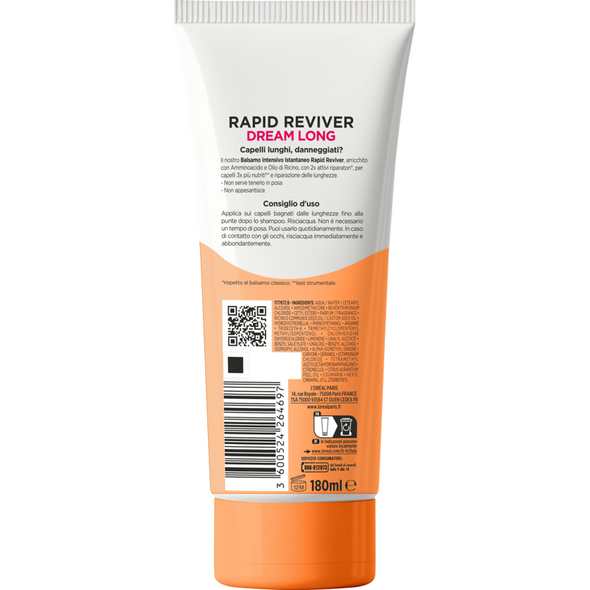 ELVIVE DREAM LONG RAPID REVIVER BALSAMO INTENSIVO ISTANTANEO CAPELLI LUNGHI 180 ML