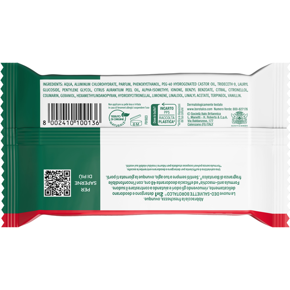 BOROTALCO DEO SALVIETTE ORIGINALE PROFUMO DI BOROTALCO 12 PEZZI