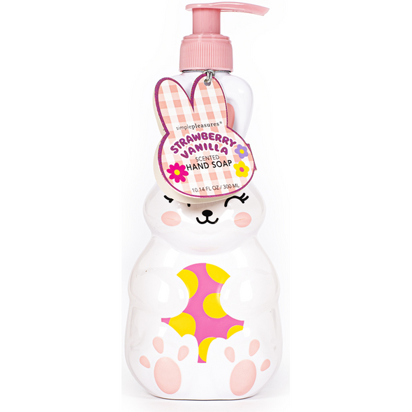 TRI COASTAL SAPONE LIQUIDO STRAWBERRY e VANILLA SAGOMATO CONIGLIETTO 315 ML 