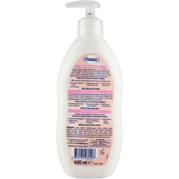 FISSAN BABY SHAMPOO DELICATO 400 ML