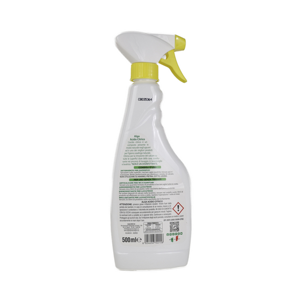ALGA ACIDO CITRICO SPRAY PRONTO ALL'USO IGIENIZZANTE TRIGGER 500 ML