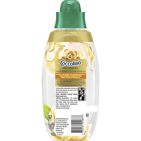 COCCOLINO CONCENTRATO BOTANICAL TRAMONTO DORATO 50 LAVAGGI 750 ML  