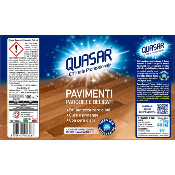QUASAR PAVIMENTI PARQUET e DELICATI 1000 ML