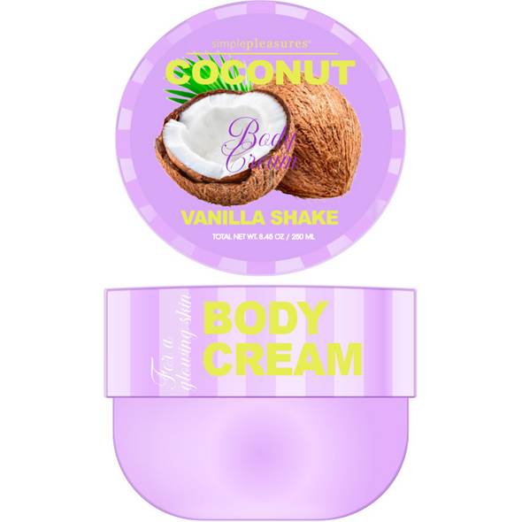 TRI COASTAL CREMA CORPO COCONUT VANILLA SHAKE VASO 240 ML 