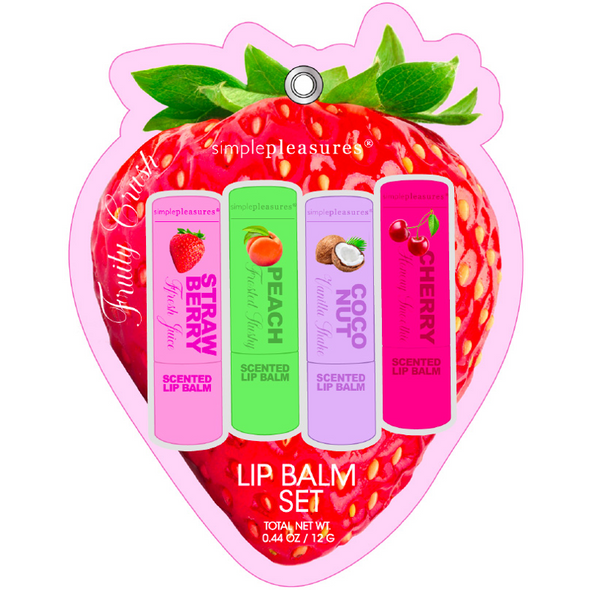 TRI COASTAL SET FRUITY 4 LIP BALM DA 3 ML