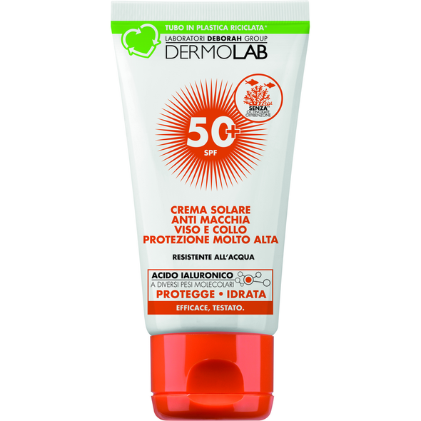 DERMOLAB CREMA SOLARE VISO ANTIMACCHIA PROTEZIONE MOLTO ALTA SPF50+ 50ML