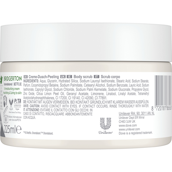 DOVE SCRUB BRIDGERTON LOVE & MEADOWS 225 ML