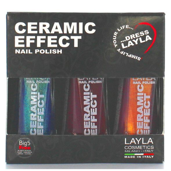 LAYLA SMALTO CERAMIC EFFECT NOEL SET 3 PZ. 