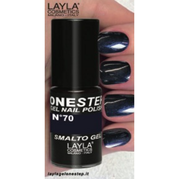LAYLA SMALTO GEL ONE STEP N.70 RAIN STORM
