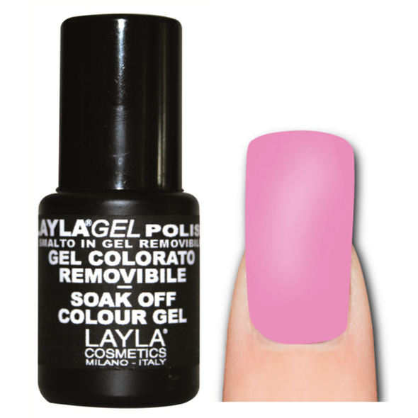 LAYLA SMALTO IN GEL COLOR REMOVIBLE LIGHT FLUO STRAWBERRY 168