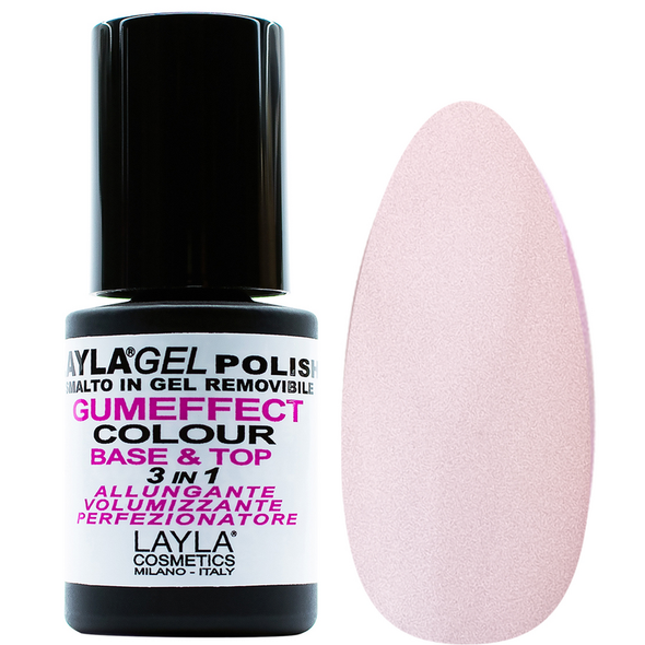 LAYLA SMALTO IN GEL COLOUR REMOVIBLE GUMEFFECT 3in1 BASE & TOP 05 USHUAIA 