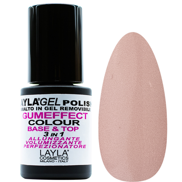 LAYLA SMALTO IN GEL COLOUR REMOVIBLE GUMEFFECT 3in1 BASE & TOP 07 CANDY SHOP 