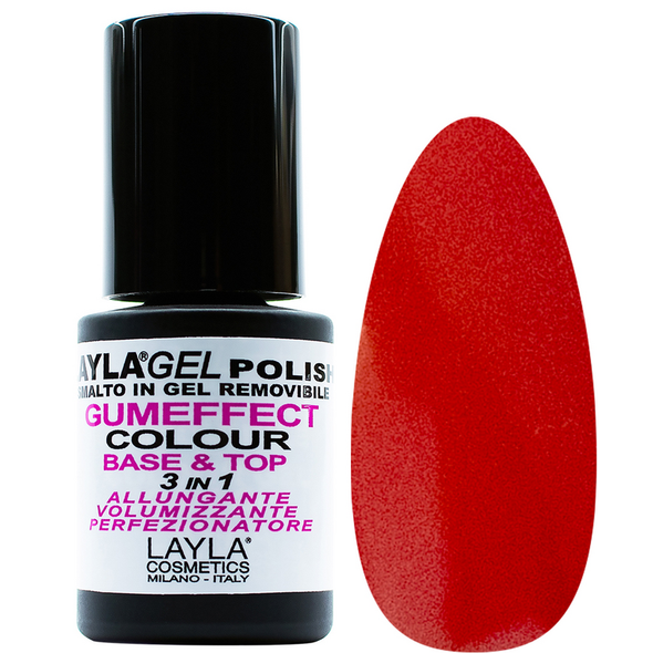 LAYLA SMALTO IN GEL COLOUR REMOVIBLE GUMEFFECT 3in1 BASE & TOP 11 UNIQUENESS