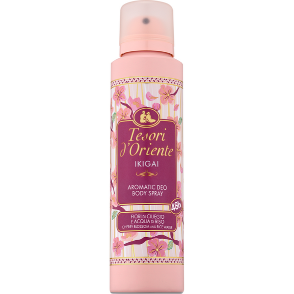 TESORI D'ORIENTE DEODORANTE SPRAY 48h IKIGAI FIORI DI CILIEGIO E ACQUA DI RISO 150 ML
