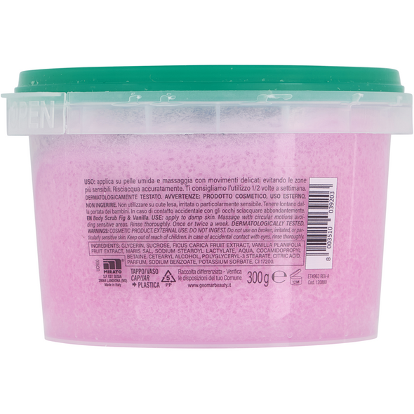 GEOMAR SUGAR SCRUB CORPO FICO & VANIGLIA 300 ML 