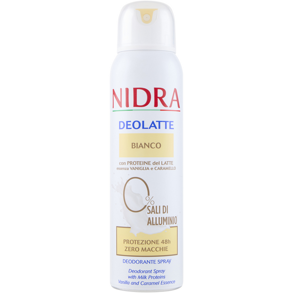 NIDRA DEOLATTE BIANCO 48H SPRAY 150 ML 