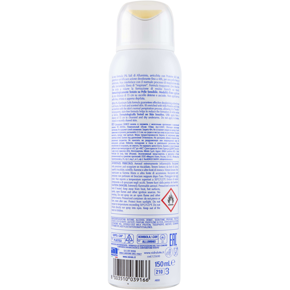 NIDRA DEOLATTE BIANCO 48H SPRAY 150 ML 
