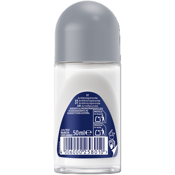 NIVEA FOR MEN DEODORANTE DERMA CONTROL CLINICAL ULTRA COMFORT ROLL-ON 50 ML