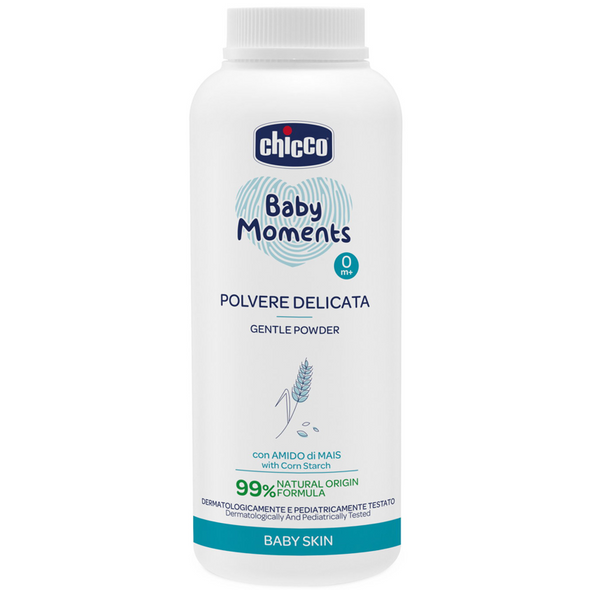 CHICCO BABY MOMENTS POLVERE DELICATA CON AMIDO DI MAIS 130 grammi 