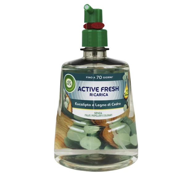 AIRWICK ACTIVE FRESH RICARICA EUCALIPTO E LEGNO DI CEDRO 228 ML