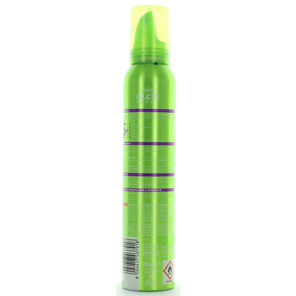FRUCTIS STYLE SPUMA HYDRA RICCI 5 IN 1 200 ML. 