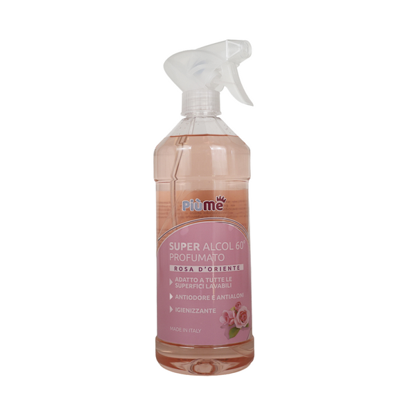 PIUME ALCOL SUPER PROFUMATO 60° ROSA D'ORIENTE 850 ML  