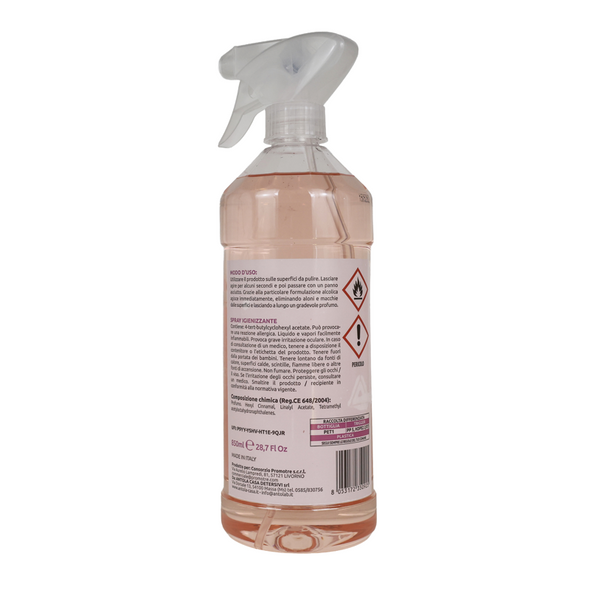 PIUME ALCOL SUPER PROFUMATO 60° ROSA D'ORIENTE 850 ML  
