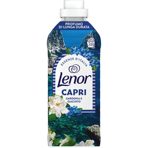 LENOR AMMORBIDENTE ESSENZE CAPRI GARDENIA E GIACINTO 38 LAVAGGI 798 ML