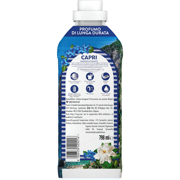 LENOR AMMORBIDENTE ESSENZE CAPRI GARDENIA E GIACINTO 38 LAVAGGI 798 ML
