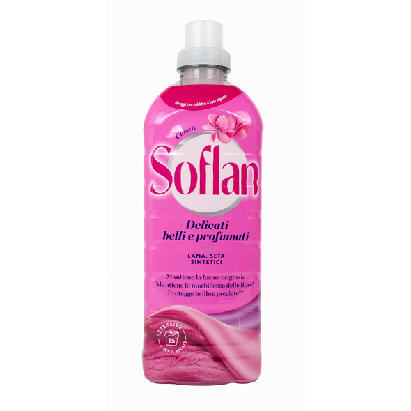 SOFLAN DETERSIVO LIQUIDO CLASSIC PER LANA, SETA, SINTETICI 900 ML