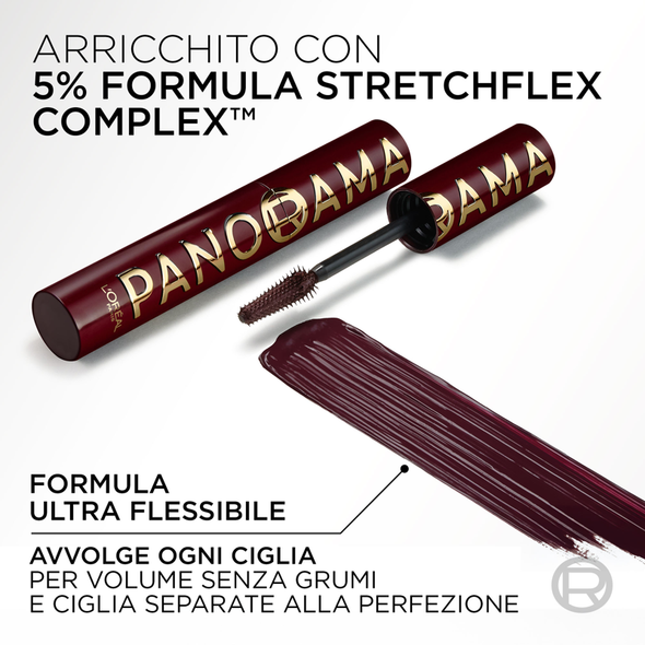 L'OREAL MASCARA PANORAMA CHROMATIC BORDEAUX CASHMERE