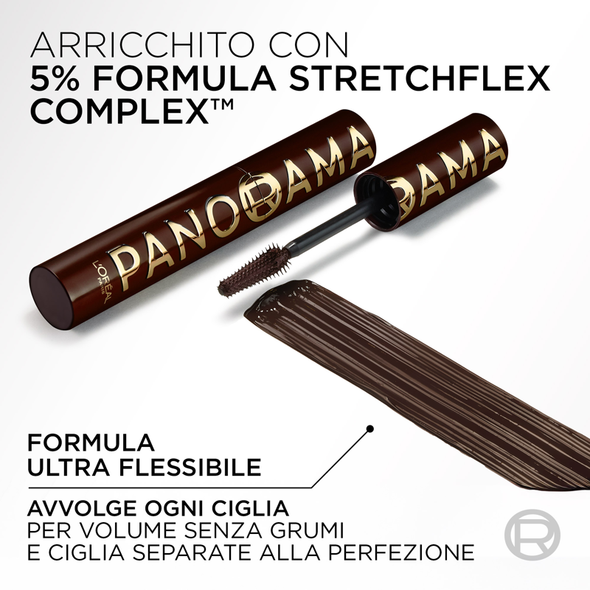 L'OREAL MASCARA PANORAMA CHROMATIC MARRONE BRUN LEATHER