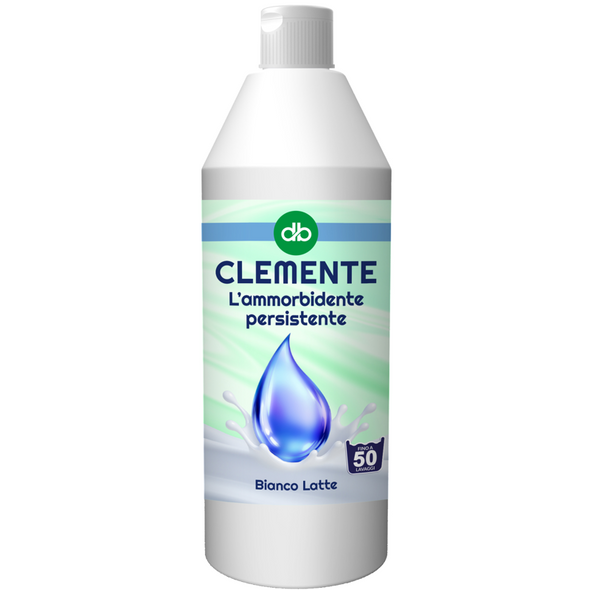 CLEMENTE L'AMMORBIDENTE PERSISTENTE BIANCO LATTE 50 LAVAGGI 1 LT