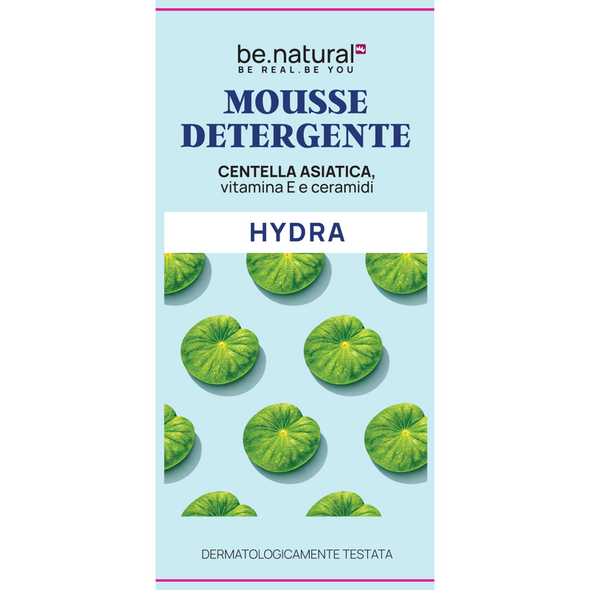 BE.NATURAL MOUSSE DETERGENTE HYDRA CON CENTELLA ASIATICA 150 ML