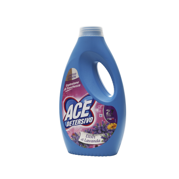 ACE DETERSIVO LIQUIDO BUCATO LAVATRICE ELISIR DI LAVANDA 27 LAVAGGI 1350 ML 