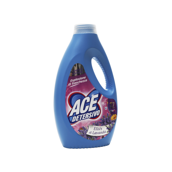 ACE DETERSIVO LIQUIDO BUCATO LAVATRICE ELISIR DI LAVANDA 27 LAVAGGI 1350 ML 