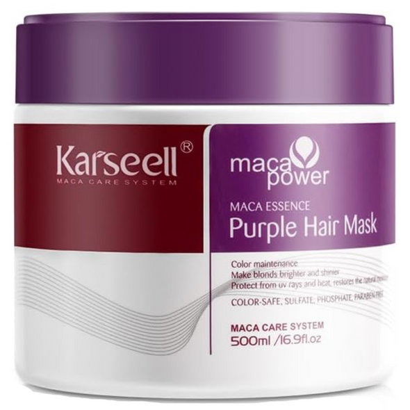 KARSEELL MASCHERA VIOLA NEUTRALIZZA I RIFLESSI GIALLI NEI CAPELLI BIONDI 500 ML