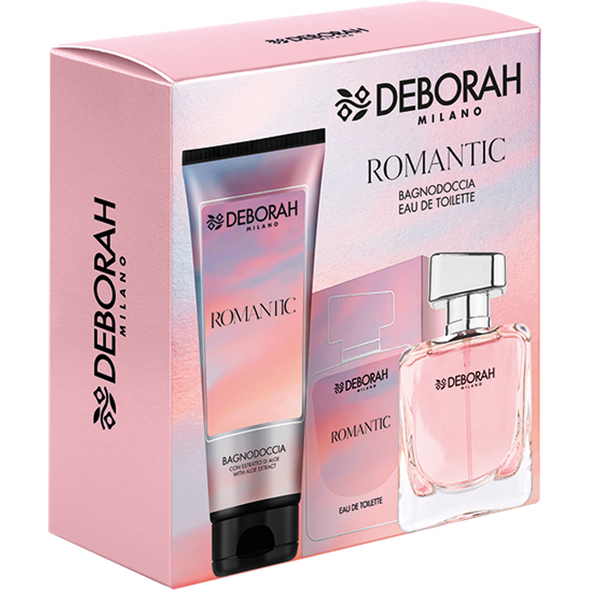 DEBORAH CONFEZIONE DOCCIASCHIUMA 250 ML + PROFUMO ROMANTIC