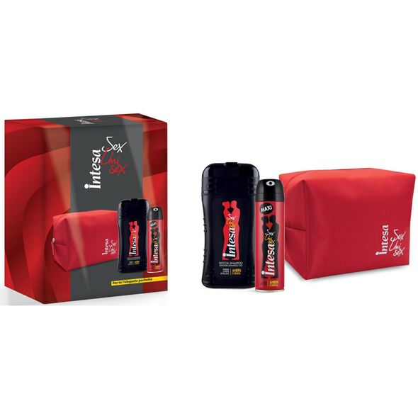 INTESA SEX UNI SEX COFANETTO AMBRA D'ARABIA: DEODORANTE SPRAY 150 ML + DOCCIASHAMPOO 250 ML + BEAUTY 