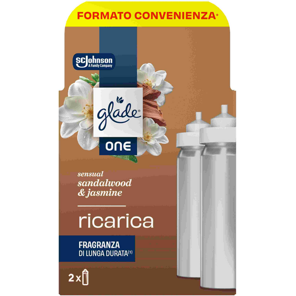 GLADE ONE RICARICA SANDALWOOD 2 PEZZI 10 ML